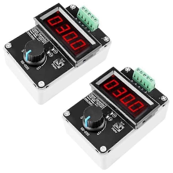 2 Justerbar Signalgenerator, DC0-10V 4-20mA Strømspænding Analog Simulator Til Værdijustering PLC Panel LED Test
