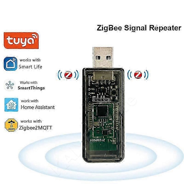 Zigbee USB-forlenger for Tuya Home Assistant ZigBee 2MQTT Tasmota-enhet