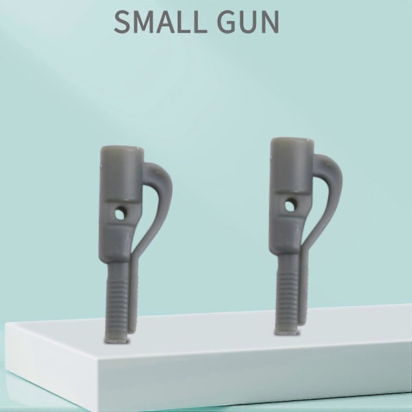 50 stk./sæt Fisketerminal Tackle Sikkerheds Lead Clips med Pins Hale Gummislanger Karpefiskegrej