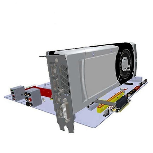 PCIE X1 -nousukaapeli, kaksois 90 asteen suorakulmainen PCIe 3.0 X1 - X1 -jatkokaapeli 8 Gbps PCI 1X -nousuputki