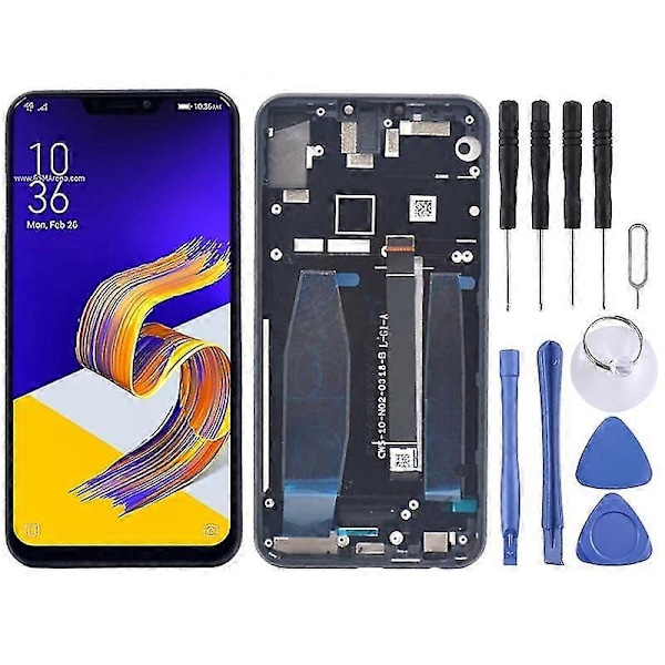 OEM LCD-skärm för Asus Zenfone 5 ZE620KL Digitizer Komplett Montering Med Ram Svart) Boris