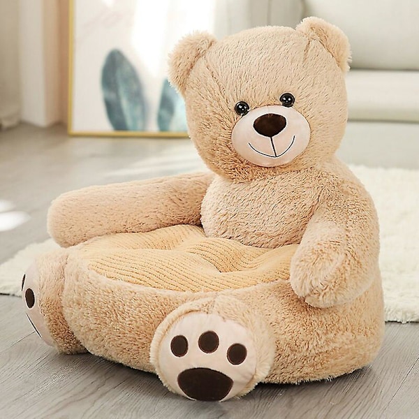 Sarjakuva Söpö Nallekarhu Panda Yksisarvinen Ankka Lasten Sohva Tuoli Plus light brown bear Stuffed Sofa