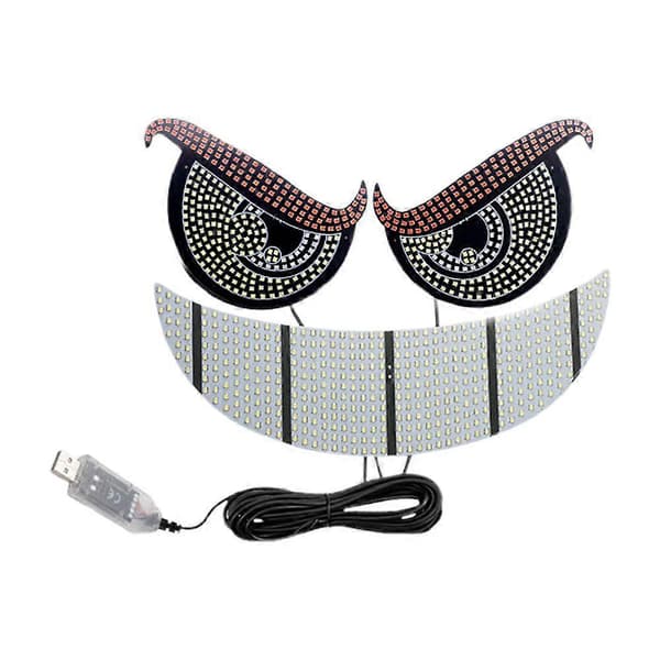 Dynamisk Demon Eye Light LED-skjerm Bil Lastebil Front- og Bakrute Lys B