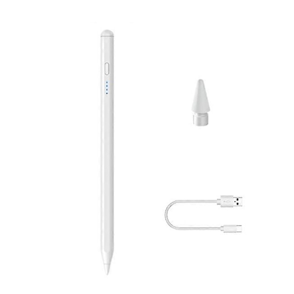 5. generasjons berøringsfølsom penn for Apple Pen 2018 til 2022 iPad-penn med håndflateavvisning iPad-penn med tilt-sensorfunksjon