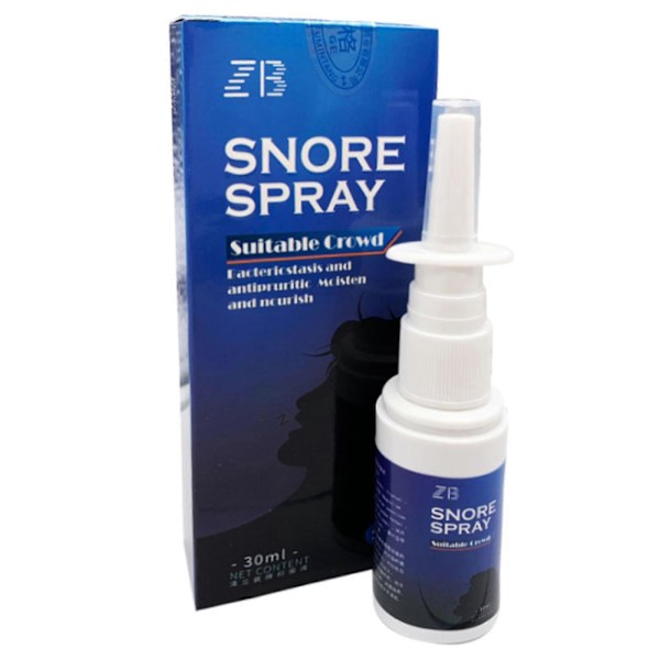 Snarkspray anti-snark nässpray antibakteriell flytande näsvårdsspray 30ml naturlig örtspray för att förbättra sömnen rinit