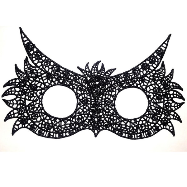 Blonde sexet dame øjenmaske maskebal prom halloween kostume sexet festmaske type 7