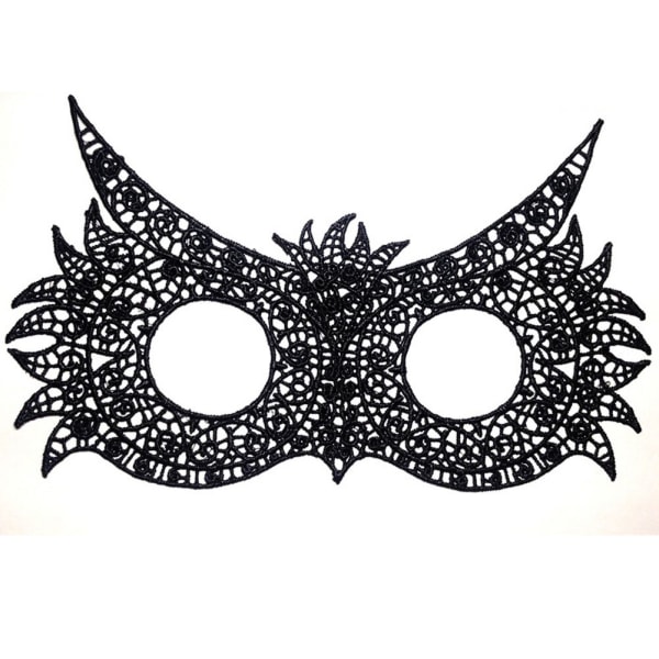 Spets sexig ögonmask för kvinnor maskerad bal halloween kostym sexig festmask type 12