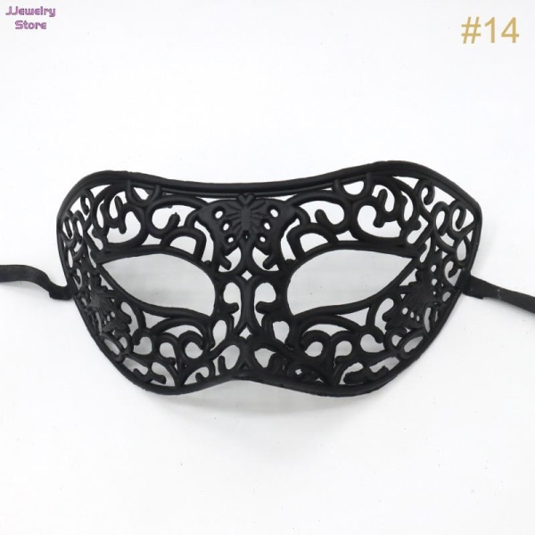 1 stycke maskerad tiara Halloween sexig ögonmask för kvinnor män Fyndklänning Karnevalsklänning Kostym Festtillbehör Dark Grey