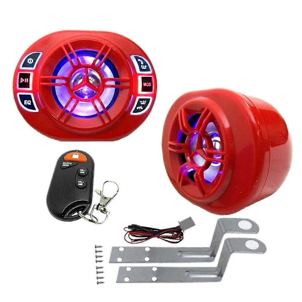 Motorcykel Bluetooth Styrhøjttaler Radio Audio MP3 Afspiller Forstærkersystem ATV UTV