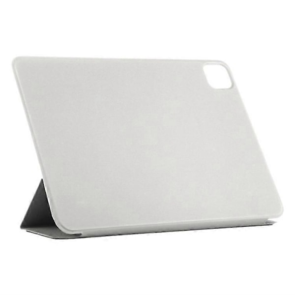 Kompatibelt Fodral för iPad Pro 11 (2024) PU Läder Tri-fold Ställ Magnetisk Stängning Tablet Skydd Grey