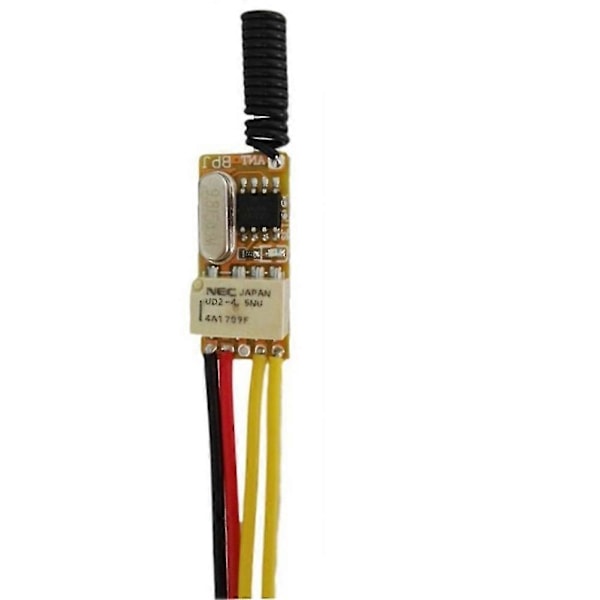 Rf Fjernkontrollbryter 433mhz 4.2v 4.5v 5v 6v 7.4v 9v 12v Liten Relékontakt Trådløse Brytere Ingen Nc Mi
