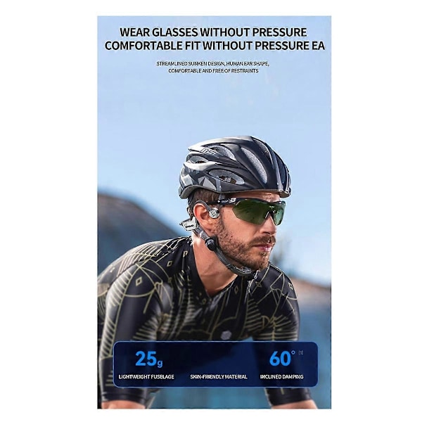 Bone Conduction Bluetooth Øretelefon Dial Plug in Ear Sports Trådløs Langvarig Kontinuitet K9 Pro Bluetooth Øretelefon