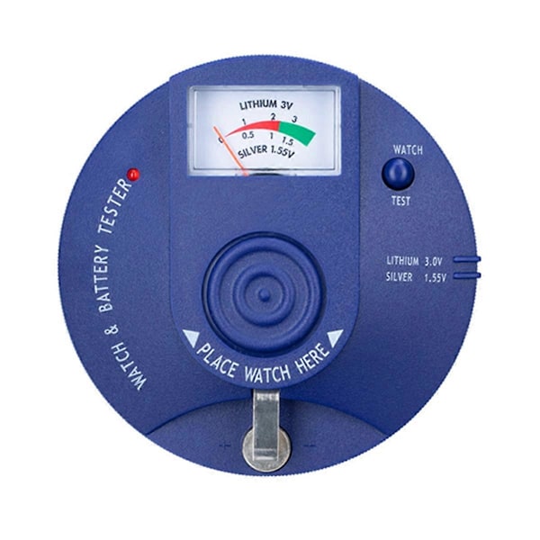 Quartz Urværk Tester, Cirkulær Type Ur Batteri Puls Tester og 1.5V 3V Knapcelle Batteri Analysator