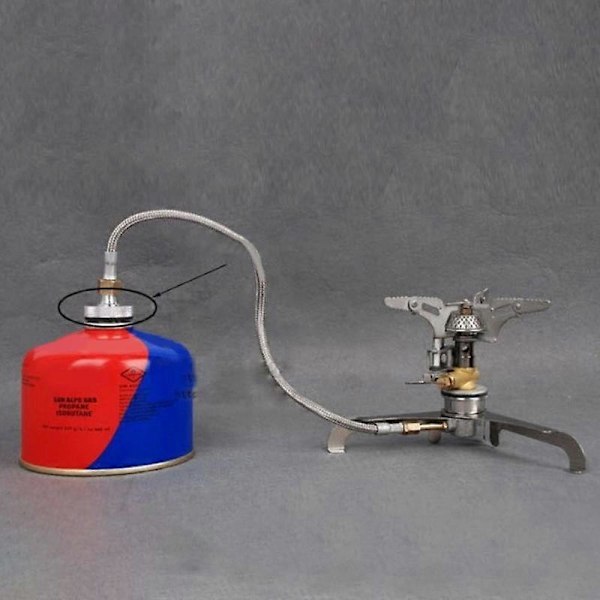 Bärbar Utomhus Camping Kök Adapter Platt Gasbehållare Matlagningsadapter Verktyg Propan till Butan Adapter