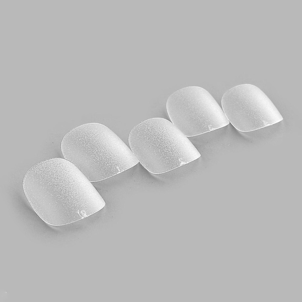 360 st/förpackning Matta Lösnaglar Mandel/Fyrkant/Kista Squoval Lösnagel Press On Gel Nagel Tips 5