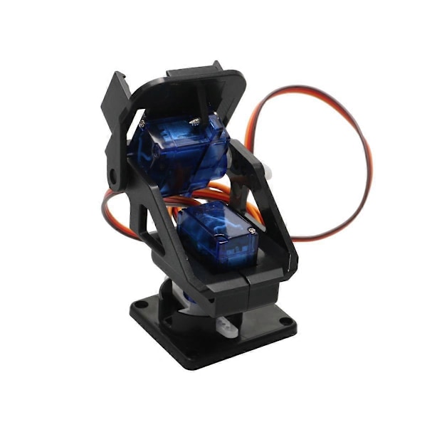 1 Sett Dobbel Akse Servo Gimbal Anti-Vibrasjons Kamera Plattform Feste PTZ Pan/Tilt med 2 stk 9G Servo fo