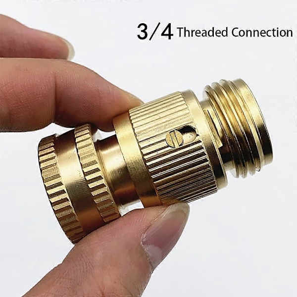 Hurtigkobling for hageslange - Hageslangekobling 1,9 cm - Hun- og hanngjenger