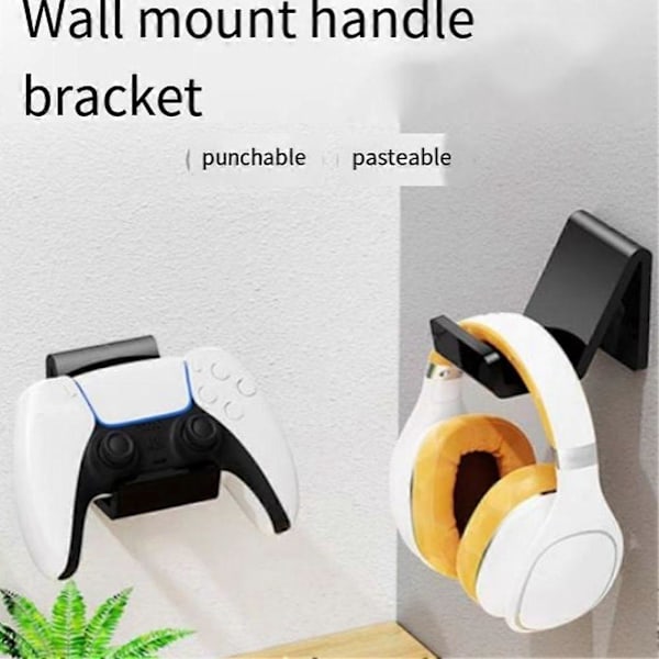 Håndtak Brakett Spill Håndtak Brakett Punch-Free Oppbevaringsstativ for Switch Tilbehør Stativ Svart