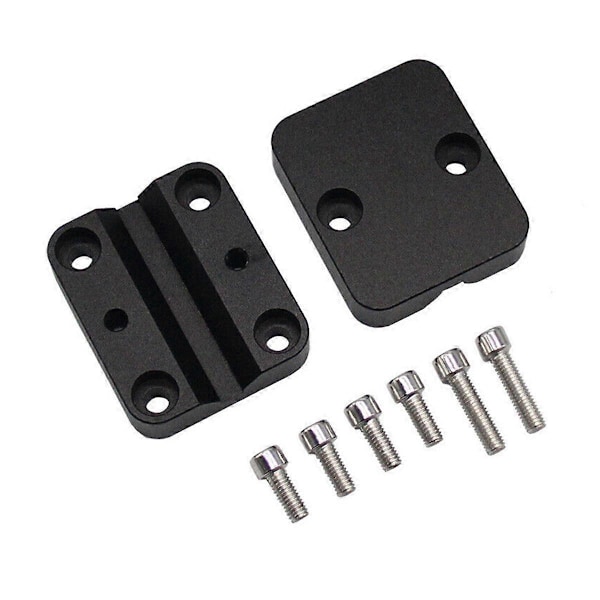 Universal 12-16mm Motorcykel Modifikation Tilbehør GPS Navigation Aluminium Legering Multi-Funktion Sort Beslag