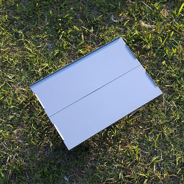 Bärbart Mini Bord för Utomhuscamping, Grillbord, Strandbord, Picknickbord, Grå