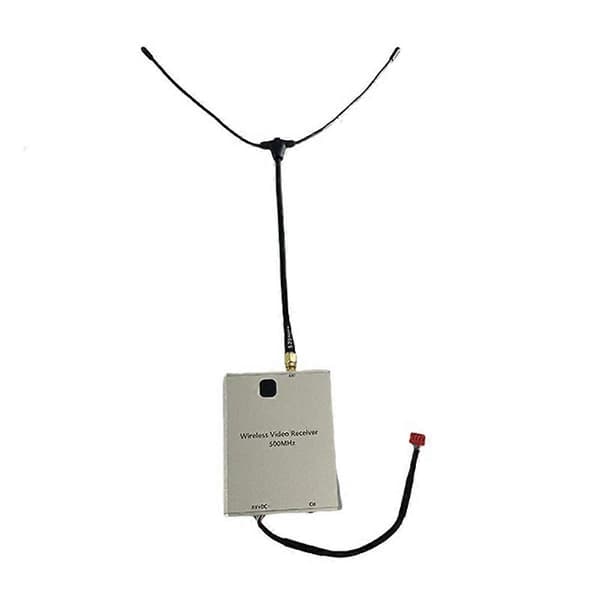 40KM VRX FPV Videomottaker 500Mhz Trådløs Analog Videomottaker Langdistanseoverføring