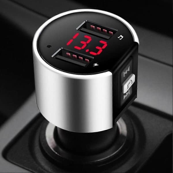 2USB Trådløs Bluetooth Bil FM-sender MP3-afspiller Oplader