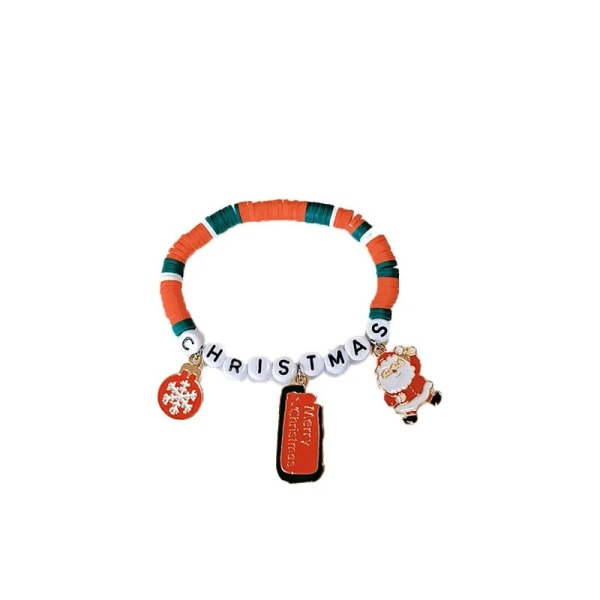 DIY Julklapp juldekorationer 2023 Armband Set för familj Förälder Barn Gåvor Pärlarmband 10