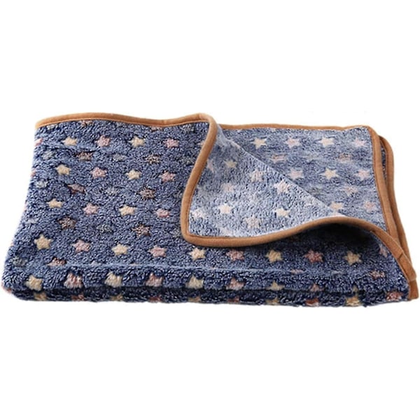 Tjockt Korall Fleece Husdjursfilt Hund / Katt Filt Mjuka Plyschfiltar