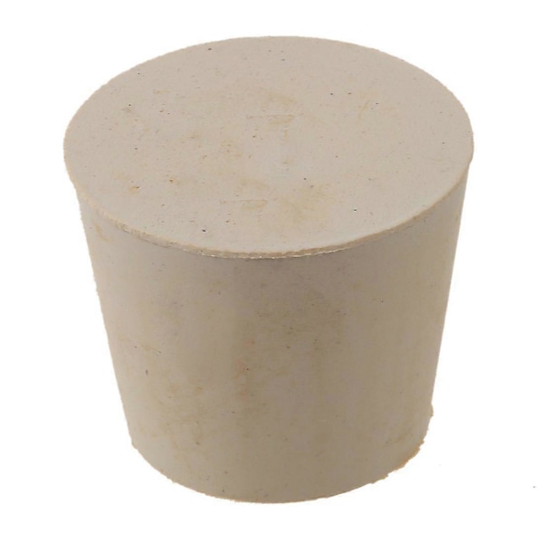 Ny Gummiprop Propper Laboratorium Solid Hul Stop Push-In Forseglingsprop 7# 28*37mm