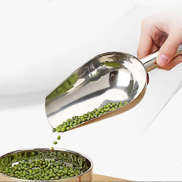 Rustfri Stål Universal Scoop, Rund Bund Is Scoop, Multi-Anvendelig