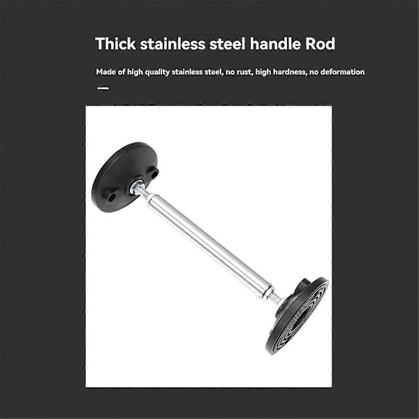 2 stk. Teleskopisk Støttestang Rustfritt Stål Skap Justerbar 30-45cm Støttestang Høy Hardhet Si