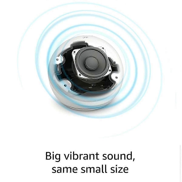 Trådlös högtalare skrivbordssubwoofer med livfullt ljud, perfekt för sovrum, matsalar och kontor
