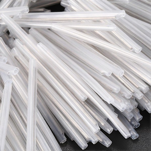 300 stk Erme Fiberoptisk Spleising Rør Varmekrympbar Pipe 4cm Lang