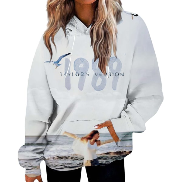 Taylor Swift sanger Taylor Swift tilbehør 3D-printet hettegenser trendy for både menn og kvinner 3XL