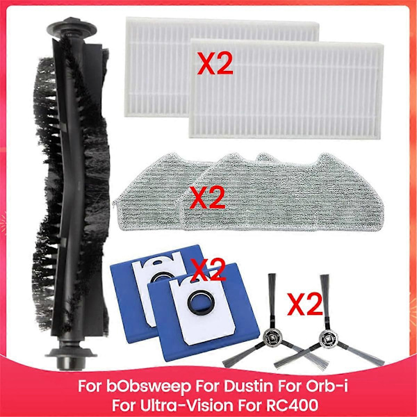 Reservedeler til støvsuger for BObsweep for Dustin for Orb-I for Ultra-Vision for RC400, Støvsuger Cl