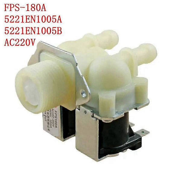 FPS-180A Vanninntaksventil for Vaskemaskin for LG Vaskemaskin Del 5221EN1005A 5221EN1005B AC220V Vann I