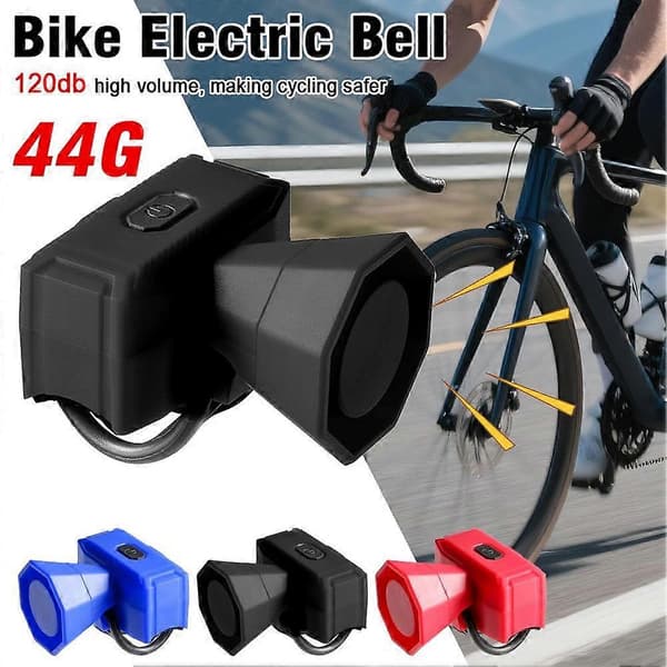 Sykkel Mini Elektrisk Horn Oppladbart Black