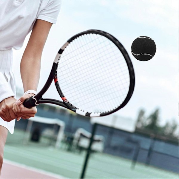 6 stk. pakke tennisbolde slidstærke elastiske træningsbolde 66 mm damer begyndere træningstennis