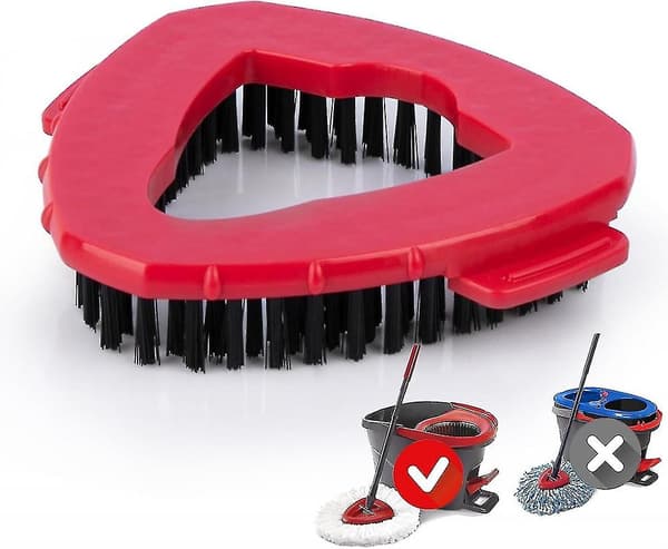 Skrubbborste Kompatibel med O Cedar Spin Mop 1 Tank System, Triangulär Golvskrubber Mopp Ersättningshuvud Bas För Easy Wring Mikrofiber Spin Mop