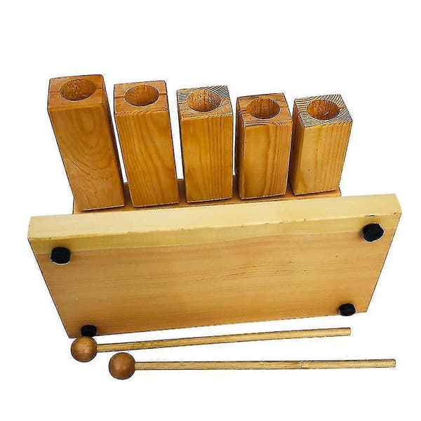 Orff Percussion Børnetrompet 5-lyds klapper Muyu klapper Orff