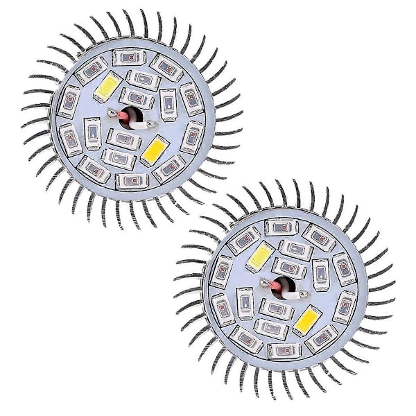 2kpl E14 Kasvivalo 85-265V Täyden Spektrin Led Kasvivalo Hydroponiseen Sisäpuutarhaan Vihreä
