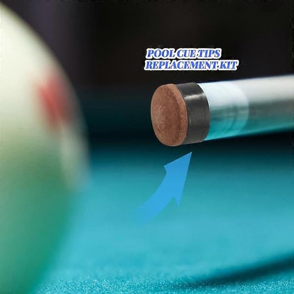 50 stk. Billard Pool Kø Screw-on Tips 13mm Billard Kø Tips til Pool Køer og Snooker