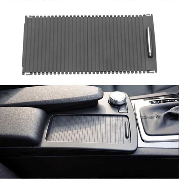 Mittkonsolskydd Rullgardin Mugghållarpanel för C-Klass W204 S204 E-Klass W212 A20