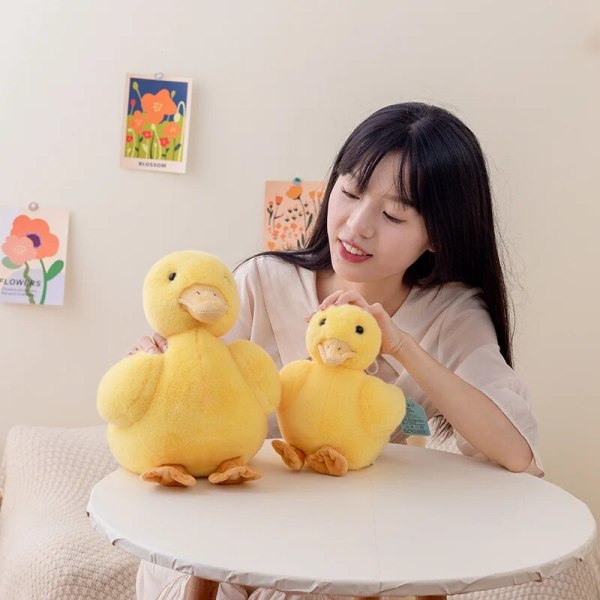 Stor Storlek Mjuk Anka Plyschleksaker Sovkudde Söt Djur Fylld Svan Gås Plyschdockor Golvmatta Barn Flickor Födelsedagspresent big white duck 50cm