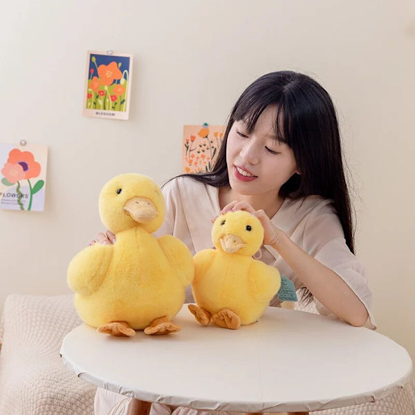 Stor Storlek Mjuk Anka Plyschleksaker Sovkudde Söt Djur Fylld Svan Gås Plyschdockor Golvmatta Barn Flickor Födelsedagspresent soft white duck 70cm