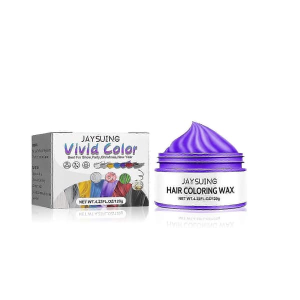 Jaysuing Hårcreme Mild Og Nem At Farve Trendy Multi-Farve Hårcreme Purple