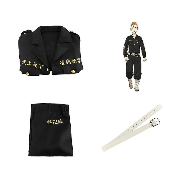 Anime Tokyo Revengers Draken Cosplay Kostym XL