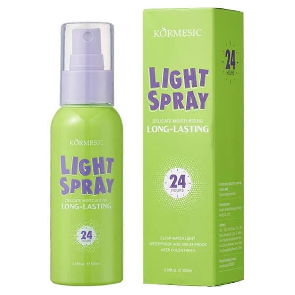 KORMESIC Makeup Setting Spray - Vattentät, Oljekontroll, 12H green