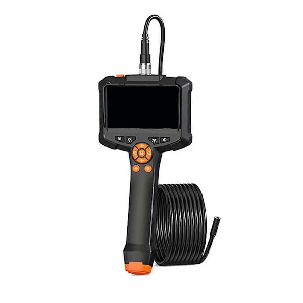 Endoskop Kamera 4,3 Tommer Linse HD 1080P Bilinspektions Boroskop IP67 Vandtæt Kloakkamera med L