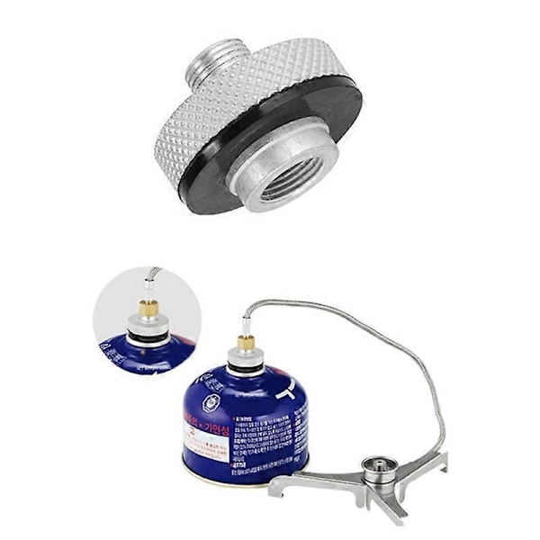 Bärbar Utomhus Camping Kök Adapter Platt Gasbehållare Matlagningsadapter Verktyg Propan till Butan Adapter